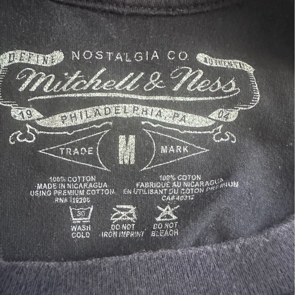 Mitchell & Ness Dennis Rodman Chicago Bulls Black Graphic T-Shirt - Medium - Picture 5 of 6